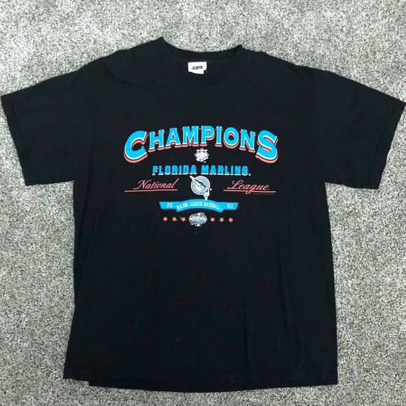 CSA Other - Florida Marlins 2003 National Champions Tee T174